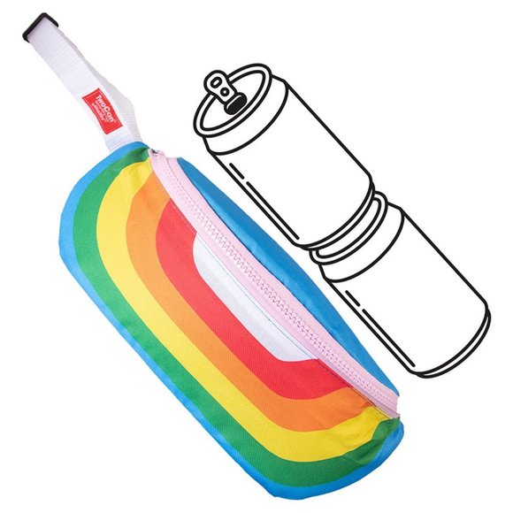 Wine2Go Insulated Rainbow Belt Bag - Picture 1 of 1